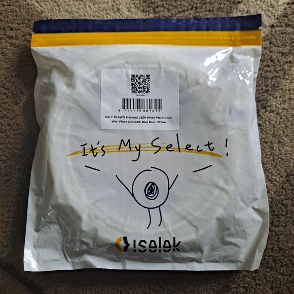 Snagless RJ45 Network Ethernet Cable, Internet Ultra Slim Stranded Shielded LAN - Picture 6 of 6